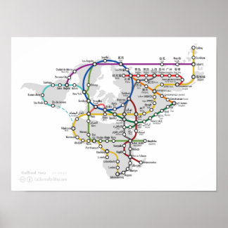 Poster Um metrô mundial