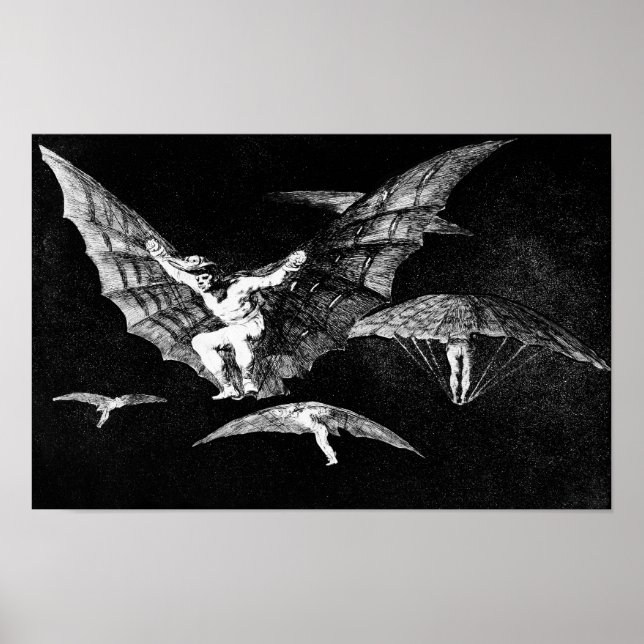 Poster Um modo de voar, Francisco Goya (Frente)
