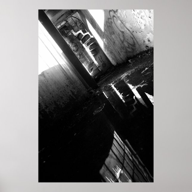 Pôster Um Moinho de Água Abandono (Frente)