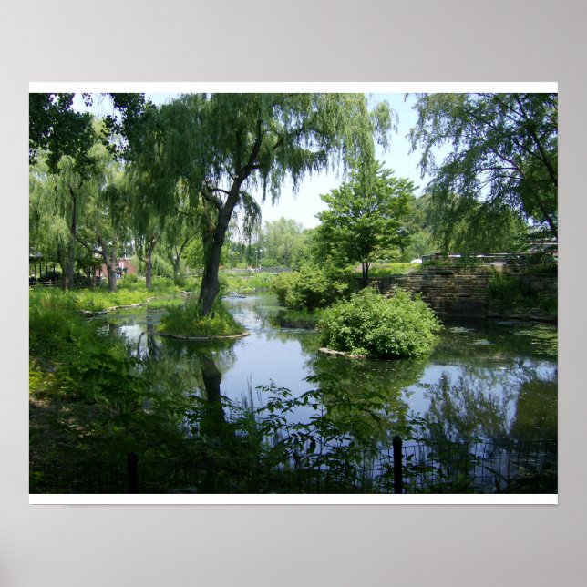 Pôster Um momento tranquilo em Chicago (Frente)