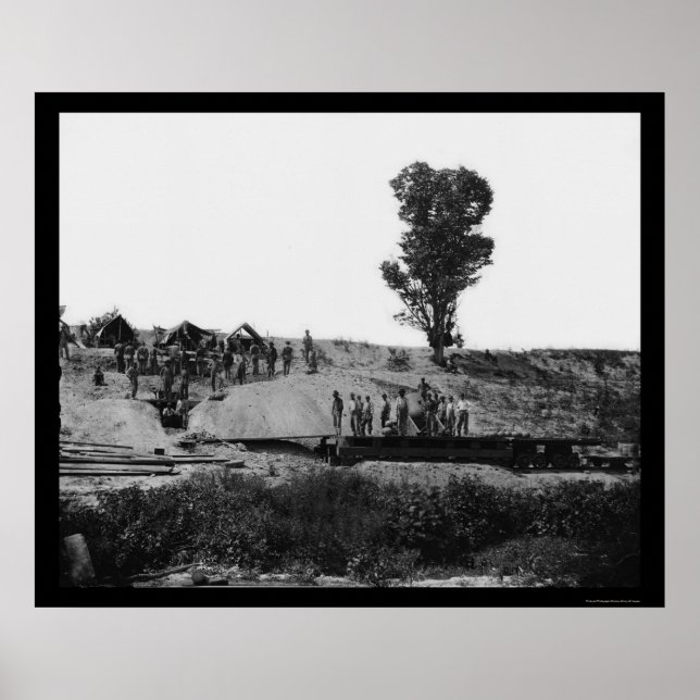 Pôster Um Mortar, Chamado Ditador, Petersburgo, VA 1864 (Frente)