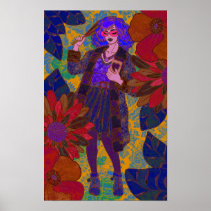 Poster Um Mundo de Flores