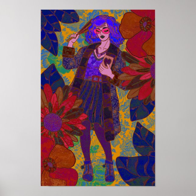 Poster Um Mundo de Flores (Frente)