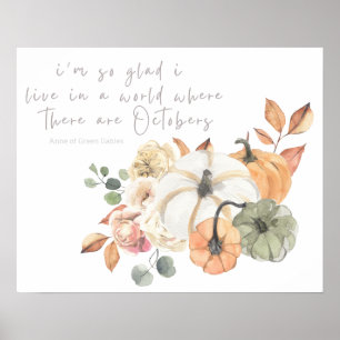 Poster Um mundo de outubro outono