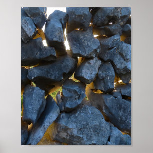 Poster Um muro de pedra construído no estilo croata