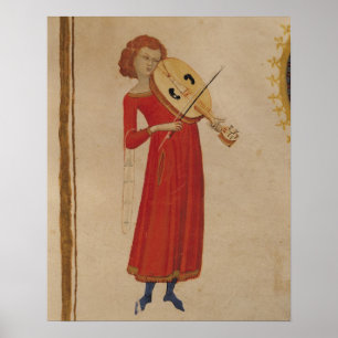 Pôster Um músico, de "De Musica" por Boethius