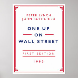 Poster Um na Wall Street - Peter Lynch