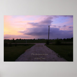 Pôster Um novo amanhecer