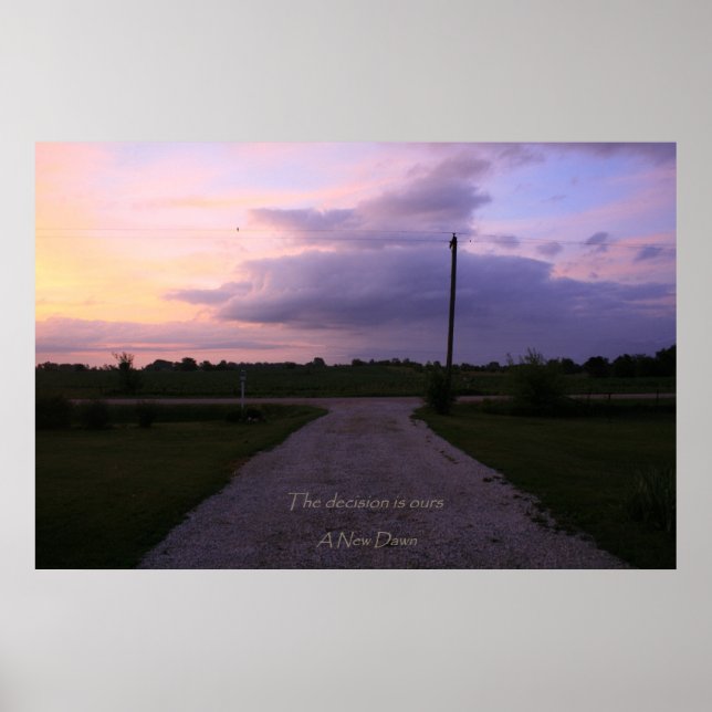 Pôster Um novo amanhecer (Frente)