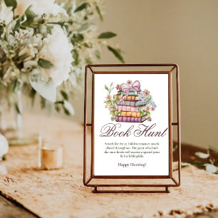 Poster Um novo capítulo inicia o chá de panela Book Hunt