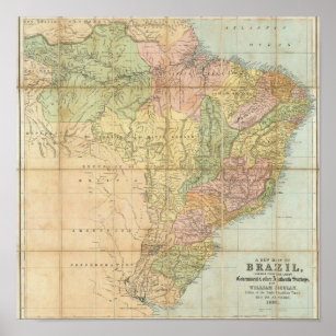 Poster Um novo mapa do Brasil