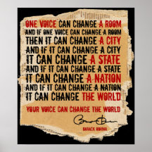 UM OBAMA DE BARACK DE VOZ - PST25x30