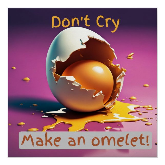 Pôster Um Ovo Quebrado (Frente)