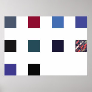 Poster Um padrão perfeito. Espalhar traçados de pincel e