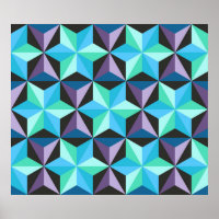 Um padrão sem falhas com estrelas. Abstrato