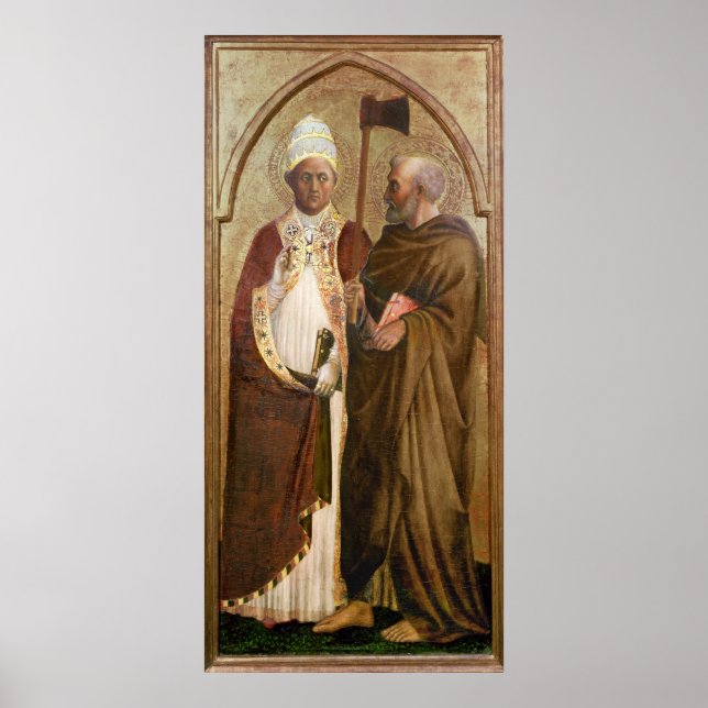 Pôster Um Papa e Ruas. Matthias, c.1428-29 (Frente)