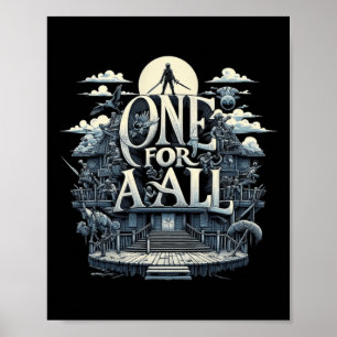 Poster Um Para Todos Que Adotam A Unidade Num Mundo De