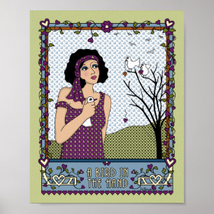 Pôster Um Pássaro na Mão_A_ Cartaz 8x10