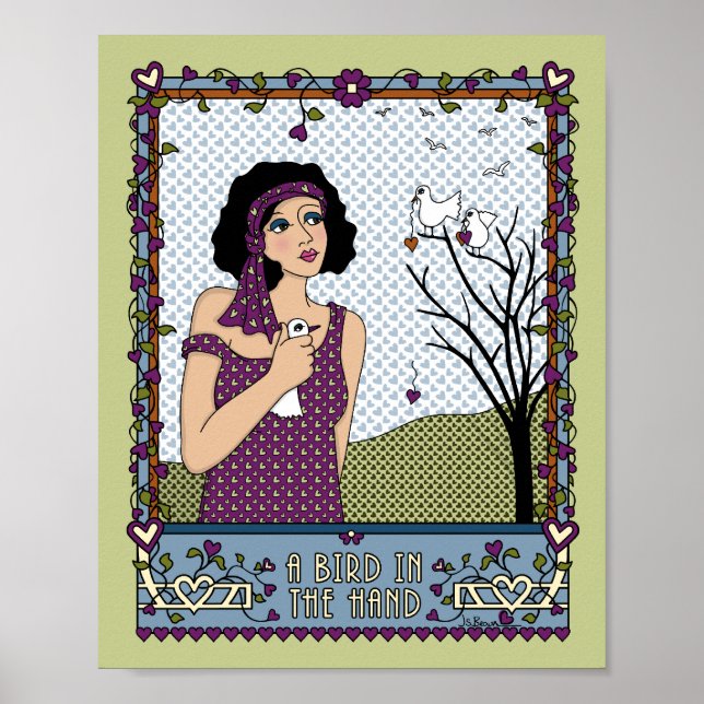 Pôster Um Pássaro na Mão_A_ Cartaz 8x10 (Frente)