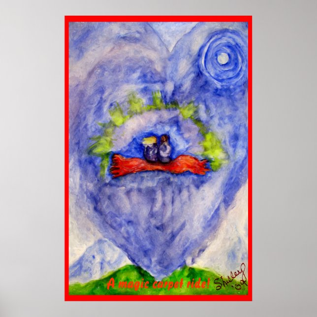 Poster Um passeio de tapete mágico! (Frente)