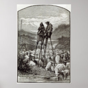Poster Um pastoral nos Landes