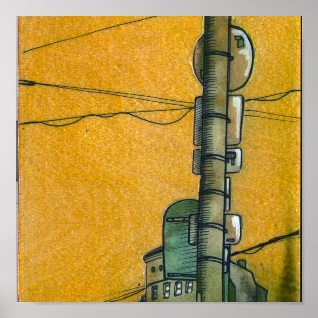 Pôster um pedacinho, outro canto. (Frente)