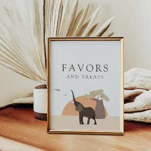 Poster Um Pequeno Amendoim   Deserto Safari Favorece e tr