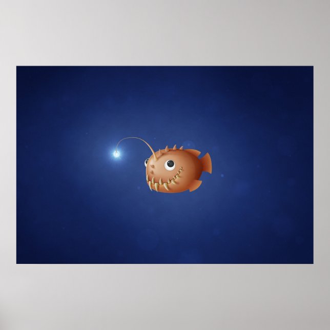 Pôster Um Pequeno Anglerfish (Frente)