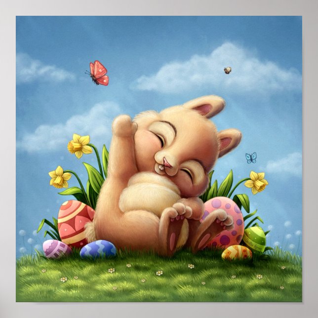Poster Um Pequeno Coelhinho De Páscoa (Frente)