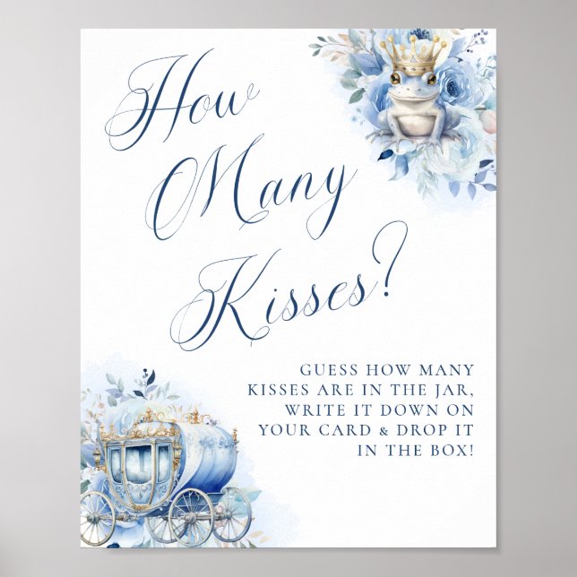 Poster Um Pequeno Príncipe Real Chá Azul Beijos (Frente)