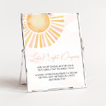 Poster Um pequeno raio de sol Fraldas noturnas tardias<br><div class="desc">Torne o seu evento especial com este Chá de fraldas Boho Sun com o nosso lindo e adorável símbolo de Fraldas Late Night com um tema adorável do Chá de fraldas Sunshine. Baixe,  personalize e crie memórias duradouras com este toque perfeito para sua celebração alegre! BS753</div>