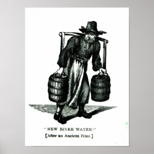 Poster Um portador de água
