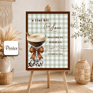 Poster Um Pouco Apaixonada Espresso Martini Chá de Noiva