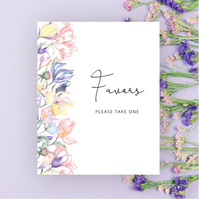 Poster Um pouco de flores silvestres está no caminho Favo (Criador carregado)