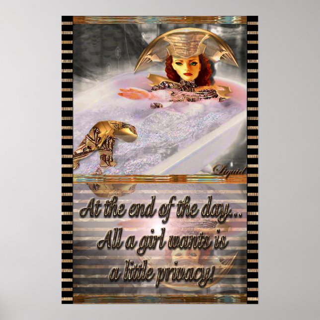 Pôster Um pouco de privacidade (Poster) (Frente)