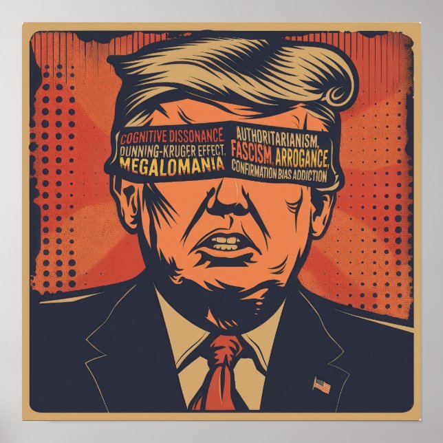 Poster Um presidente vencido por questões mentais (Frente)