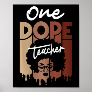 Poster Um Professor de Drogas Professor Negro Magia Histó