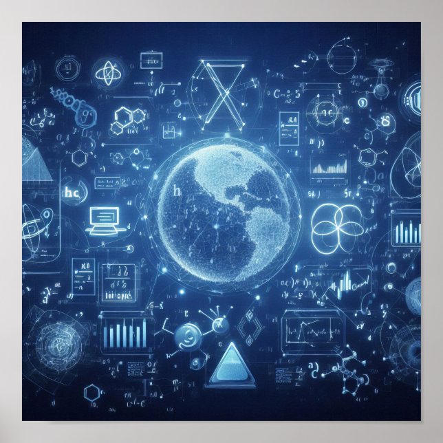 Poster Um projeto digital iluminado (Frente)