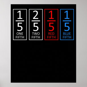 Poster Um quinto professor de matemática estudante de mat