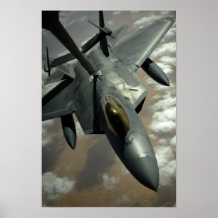 Poster Um raptor da força aérea de E.U.F-22 é