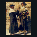 Pôster Um Rebelde no Kotel por Vereshchagin - cerca de 18<br><div class="desc">A Loja L de Yehudis criou centenas de produtos judeus e está em constante expansão. Informe os seus amigos e envie-lhes o nosso link: http://www.zazzle.com/YehudisL*</div>