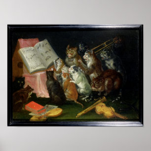 Poster Um recolhimento musical dos gatos