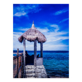 Pôster Um relógio de baía preguiçoso