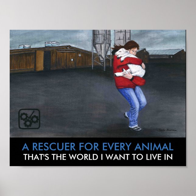 Pôster Um Resgate Para Cada Animal (Frente)