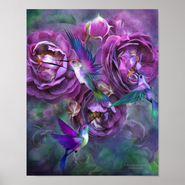 Pôster Um Rosa chamado Violette Fine Art Poster/Impressão (Frente)