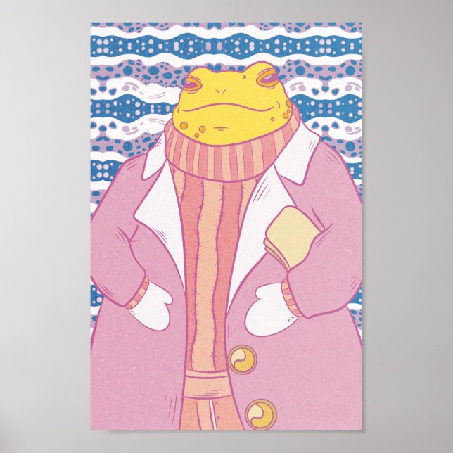 Poster Um Sapo Aconchegante (Frente)