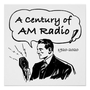 Pôster Um século de rádio AM