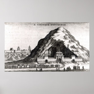 Pôster Um Sepulcher chinês, 1669