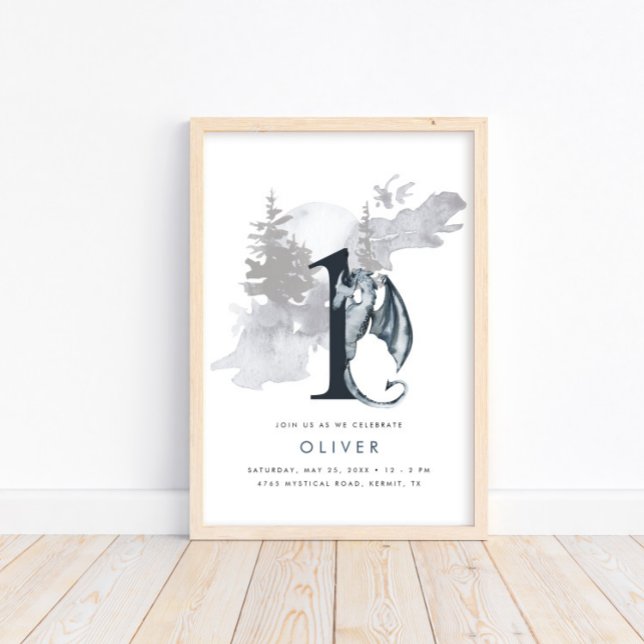 Poster UM | Sinal de boas-vindas do primeiro aniversario  (Criador carregado)