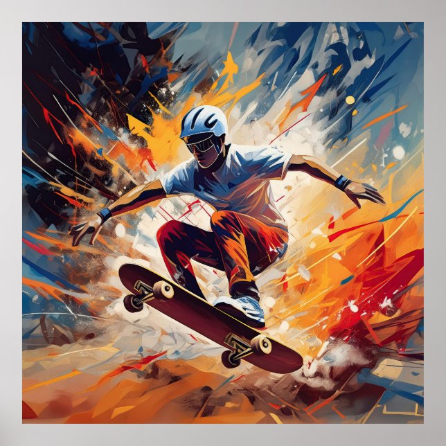 Poster Um skate macho. (Frente)